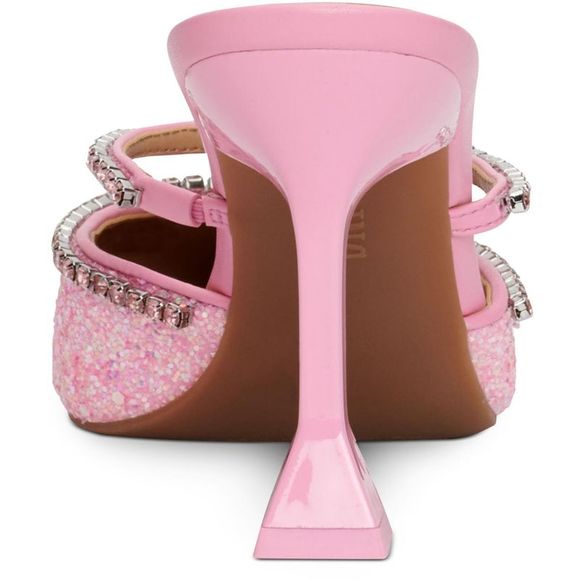 Pink Glitter Women's Heels - Picture 3 of 3